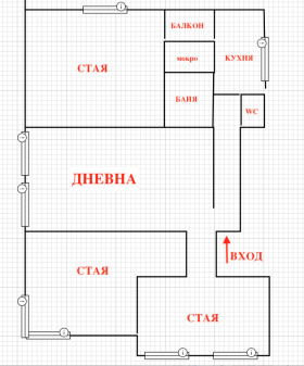 4-стаен град София, Център 4