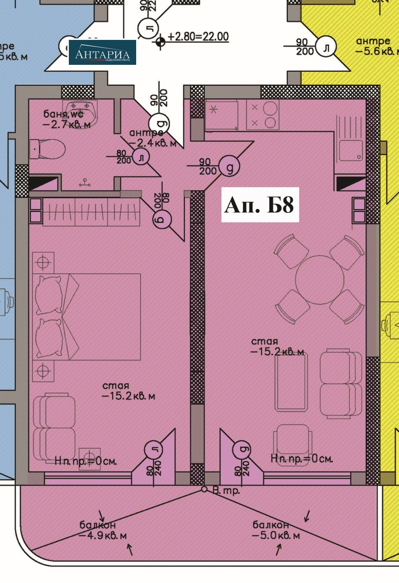 En venta  1 dormitorio región Burgas , Chernomorets , 79 metros cuadrados | 32564186 - imagen [2]
