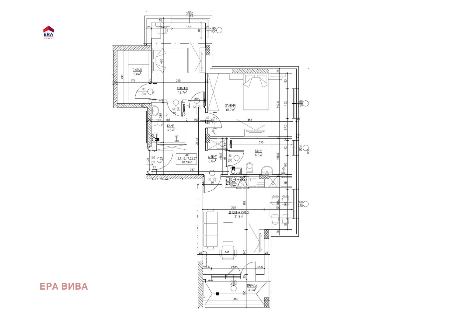Продава 3-СТАЕН, гр. София, Левски Г, снимка 5 - Апартаменти - 53778450