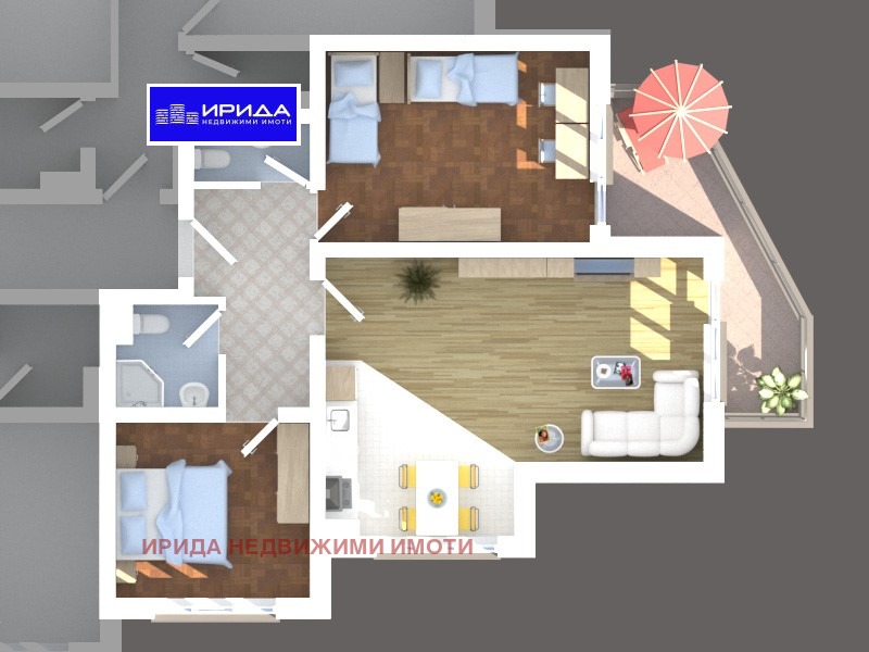 Satılık  2 yatak odası Sofia , Ovça kupel 2 , 104 metrekare | 34109458 - görüntü [3]