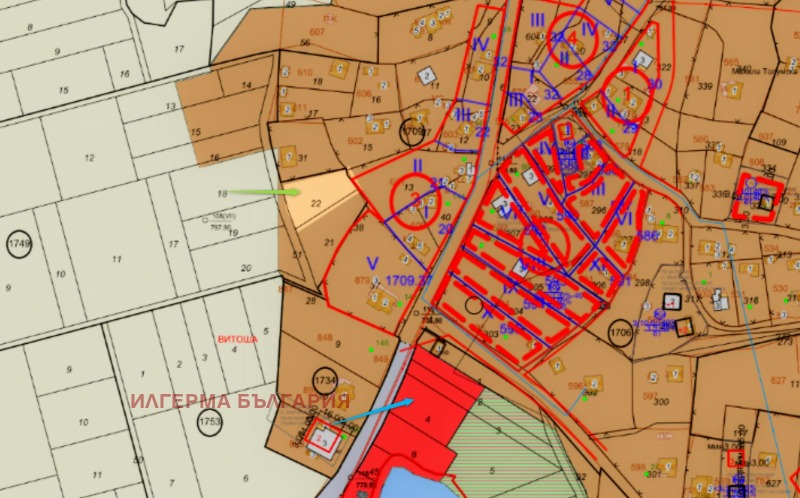 Til salgs  Plott Sofia , Marsjaevo , 807 kvm | 94224555 - bilde [3]