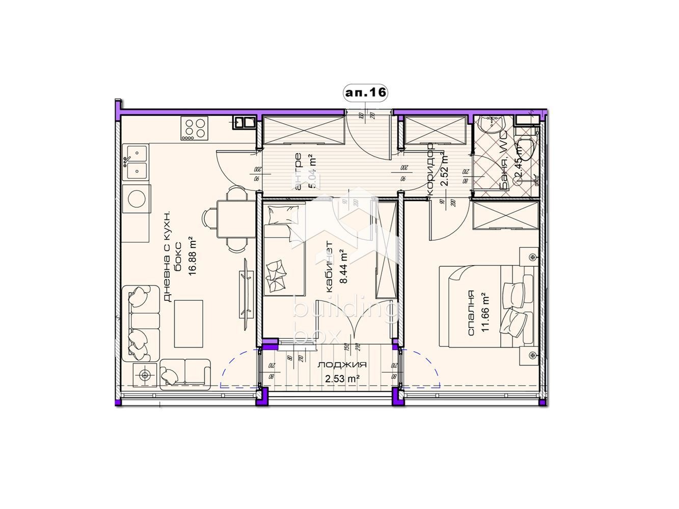 Продава 3-СТАЕН, гр. Шумен, Добруджански, снимка 2 - Апартаменти - 56280784
