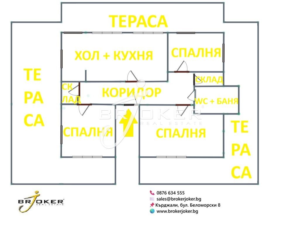 Продава МНОГОСТАЕН, гр. Кърджали, Прилепци, снимка 17 - Апартаменти - 55622153