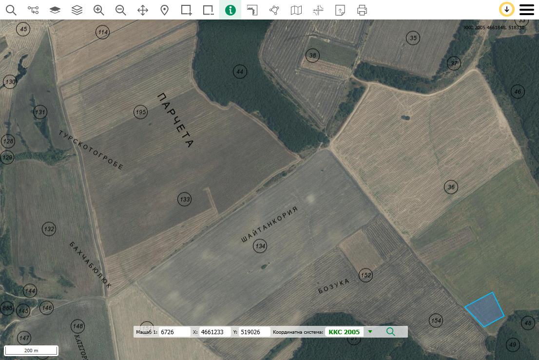 Продава ЗЕМЕДЕЛСКА ЗЕМЯ, с. Бащино, област Стара Загора, снимка 3 - Земеделска земя - 54149142