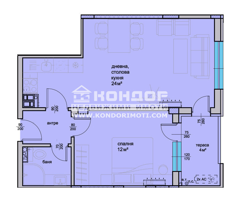 Продава 2-СТАЕН, гр. Пловдив, Христо Смирненски, снимка 5 - Aпартаменти - 49192502