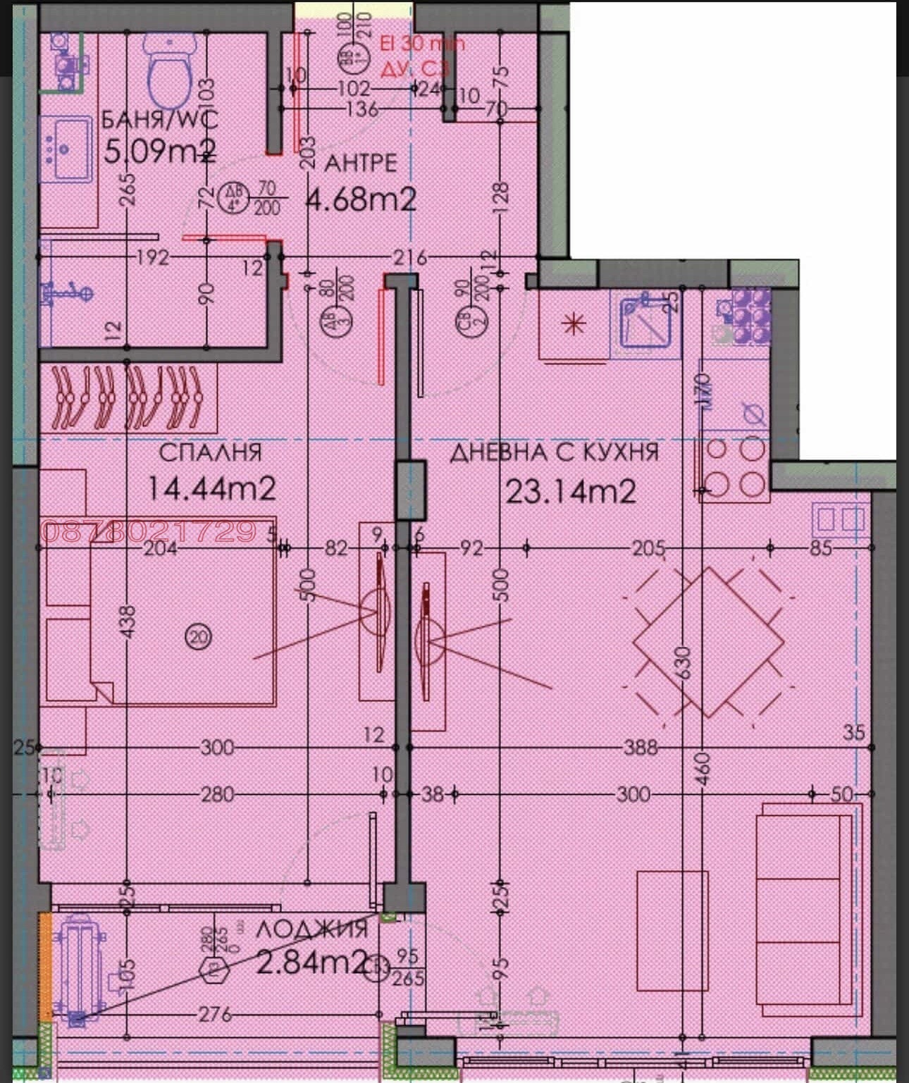 Продава 2-СТАЕН, гр. Пловдив, Тракия, снимка 3 - Апартаменти - 55097746