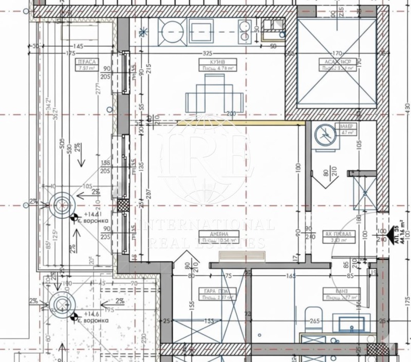 Продава 1-СТАЕН в град Варна, Кайсиева градина - 54 кв.м / 75 000 € » 146 687.25 лв., ИНТЕРНЕШЪНЪЛ РИЪЛ ЕСТЕЙТС ООД