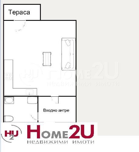 In vendita  Studio Plovdiv , Hristo Smirnenski , 36 mq | 55490291 - Immagine [6]