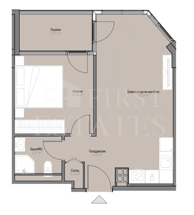 Продава 2-СТАЕН, гр. София, Оборище, снимка 12 - Aпартаменти - 49165732