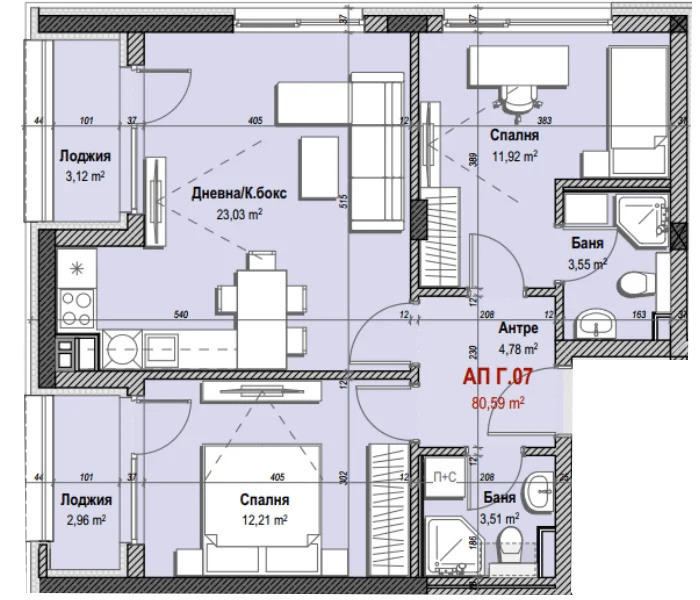 In vendita  1 camera da letto Sofia , Mladost 3 , 106 mq | 77727668 - Immagine [3]