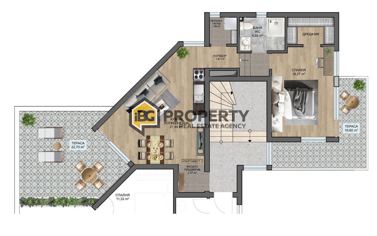 Продава 2-СТАЕН, гр. Бяла, област Варна, снимка 2 - Апартаменти - 50815868