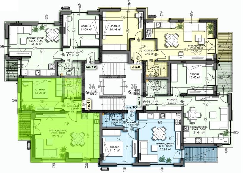Продава 2-СТАЕН, гр. Варна, Изгрев, снимка 14 - Апартаменти - 54023586