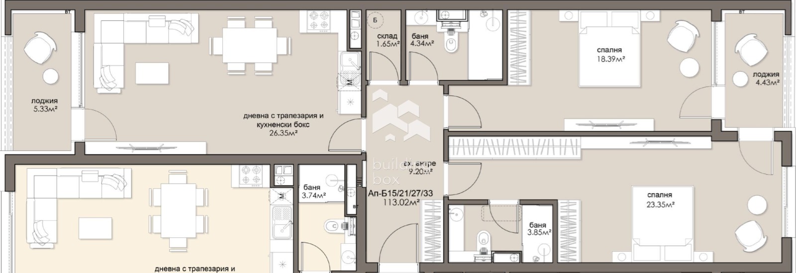 Продава 3-СТАЕН, гр. София, Люлин 5, снимка 2 - Апартаменти - 54607695