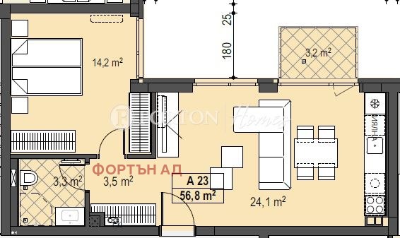 Продава 2-СТАЕН, гр. София, Бояна, снимка 9 - Апартаменти - 54228202