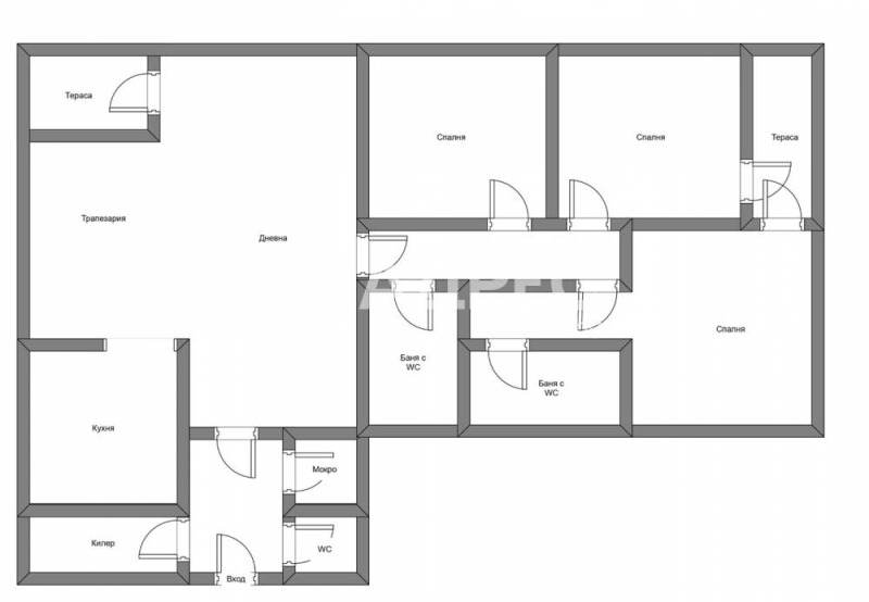 Myytävänä  3+ makuuhuone Sofia , Poligona , 206 neliömetriä | 12940014 - kuva [4]