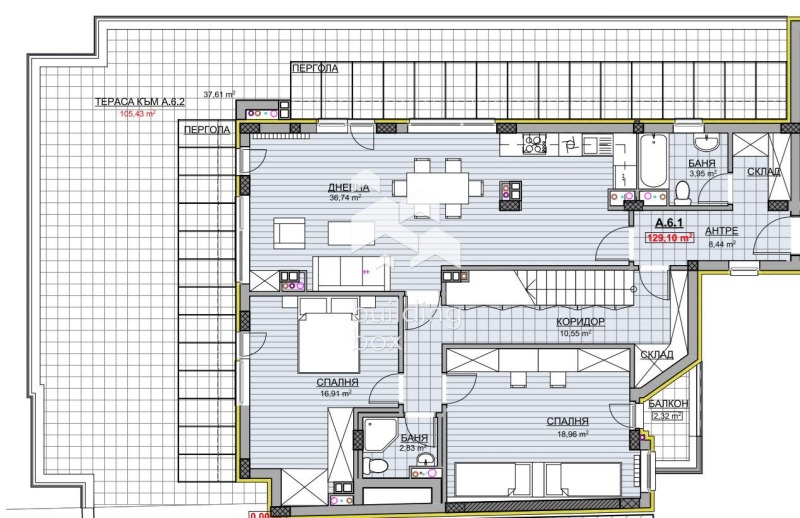 Продается  Мезонет София , Красно село , 374 кв.м | 11677779 - изображение [8]