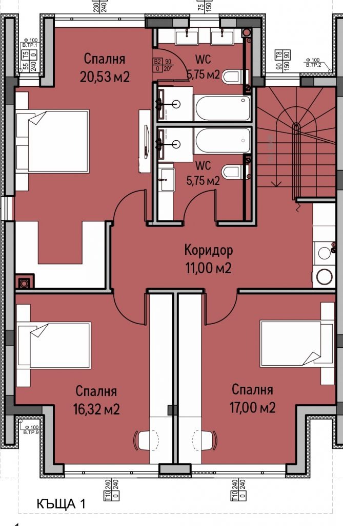 Продава КЪЩА, с. Панчарево, област София-град, снимка 7 - Къщи - 47014293