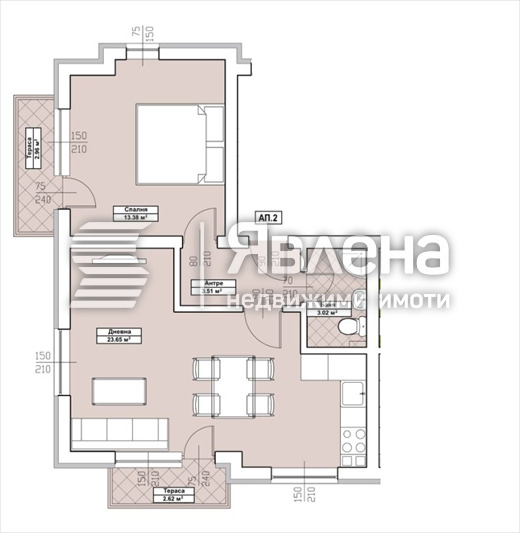 Продава 2-СТАЕН, гр. Благоевград, Еленово 2, снимка 2 - Апартаменти - 53360212