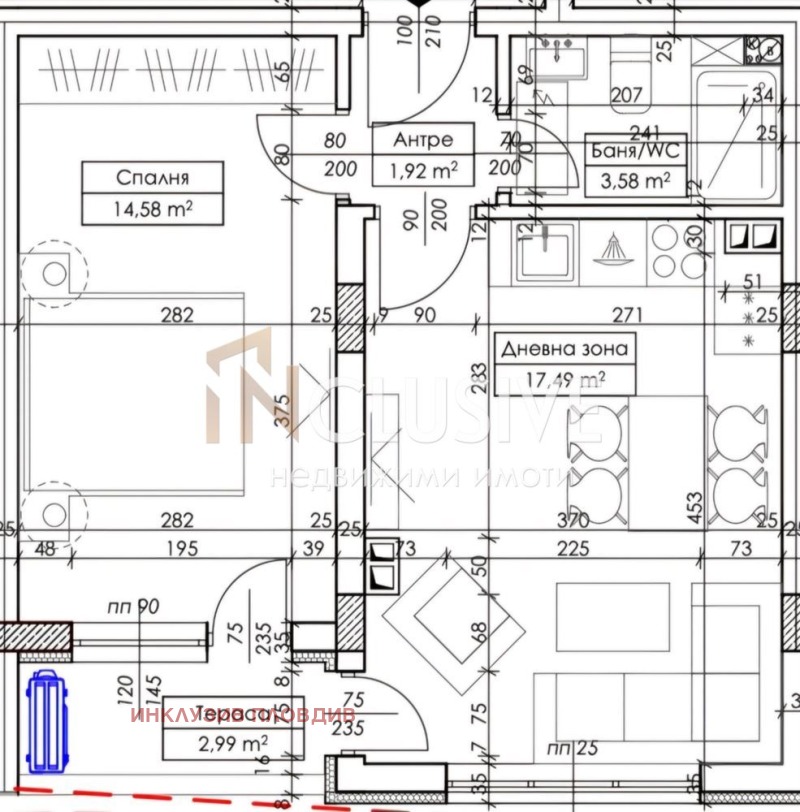 Продава 2-СТАЕН, гр. Пловдив, Гагарин, снимка 7 - Aпартаменти - 48440098