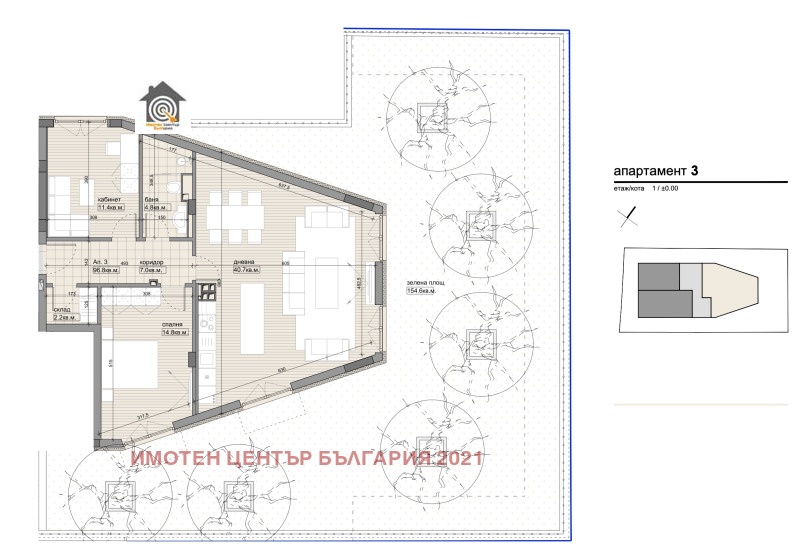 In vendita  2 camere da letto Sofia , Ovcha kupel , 109 mq | 44021375 - Immagine [2]