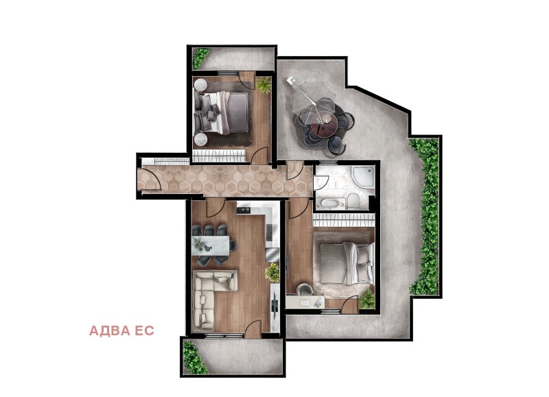 Продава 3-СТАЕН, град София, Люлин 5 • 268374 € / 524893.92 лв. • 34103720 1