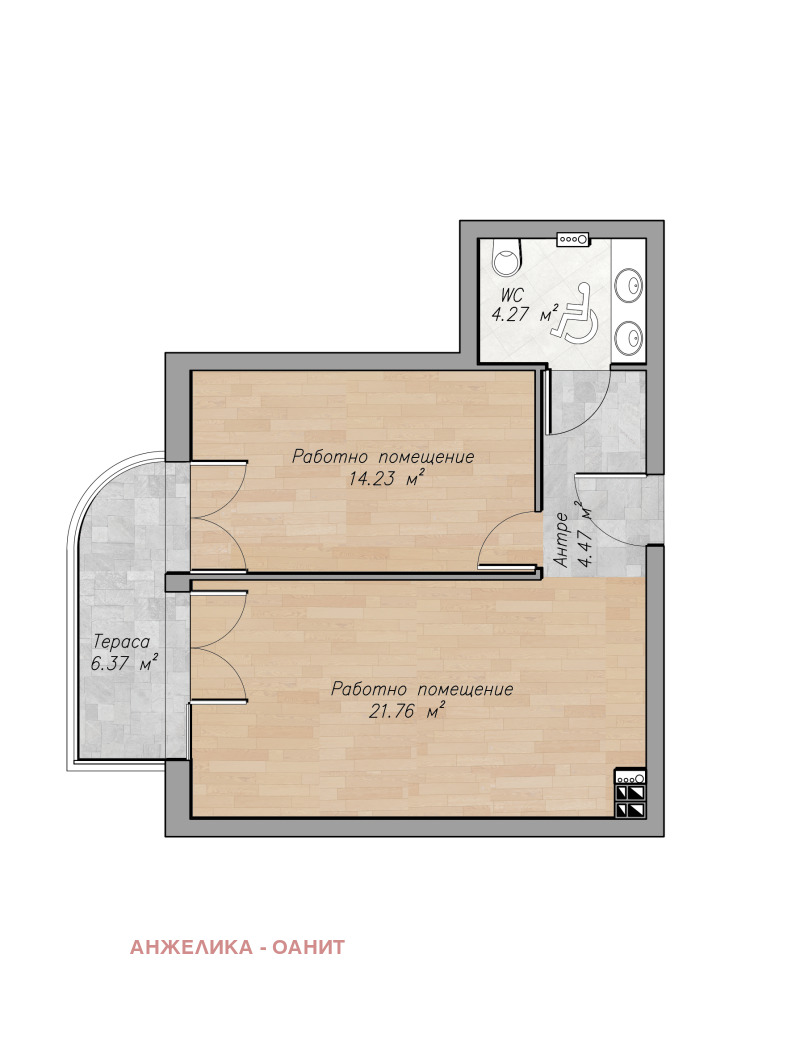 En venta  Oficina Sofia , Oborishte , 71 metros cuadrados | 11833562 - imagen [2]