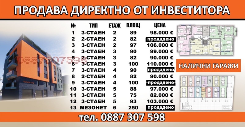 Продава 2-СТАЕН, гр. Плевен, Широк център, снимка 2 - Aпартаменти - 48217195