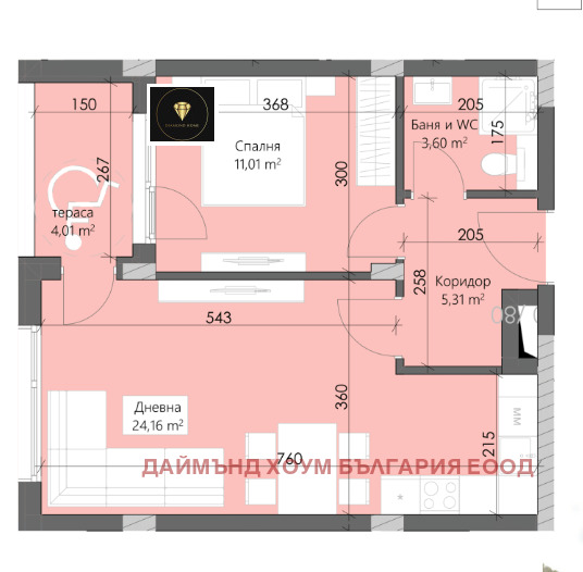 For Sale  1 bedroom Plovdiv , Karshiyaka , 69 sq.m | 80294739 - image [2]