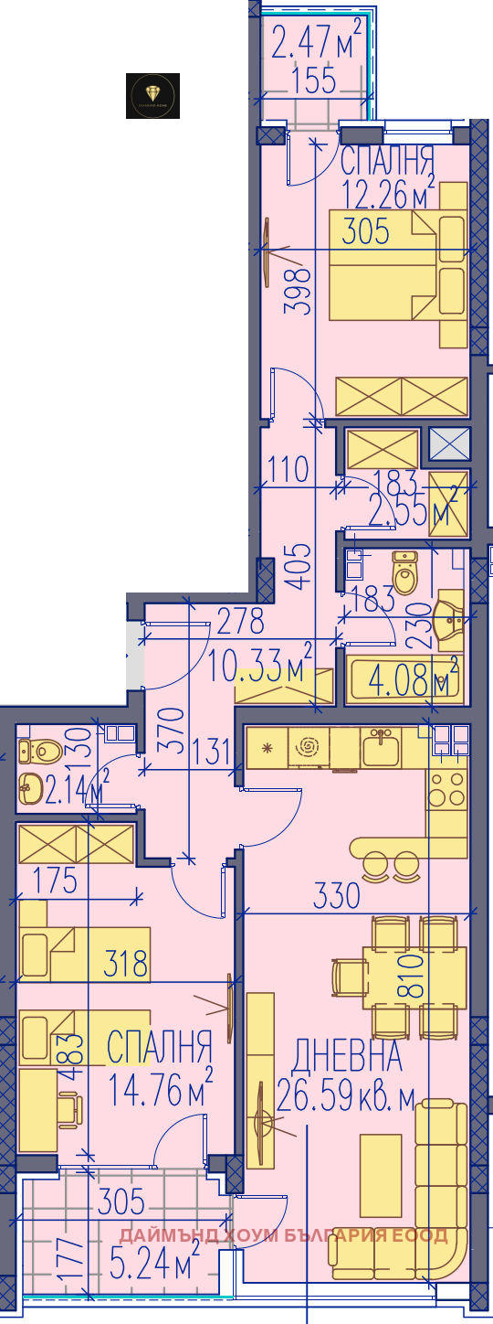 Продава 3-СТАЕН, гр. Пловдив, Тракия, снимка 2 - Aпартаменти - 48403050