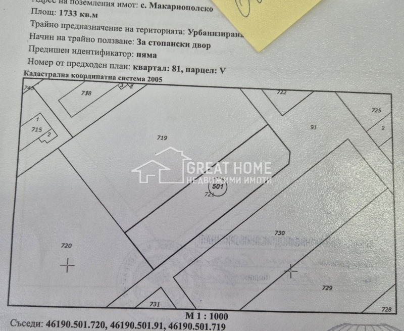 Προς πώληση  Οικόπεδο περιοχή Ταργκόβιστε , Μακαρηοπολσκο , 5848 τ.μ | 68867098 - εικόνα [11]