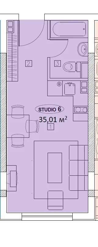 Продава 1-СТАЕН, гр. София, Център, снимка 2 - Апартаменти - 53828284