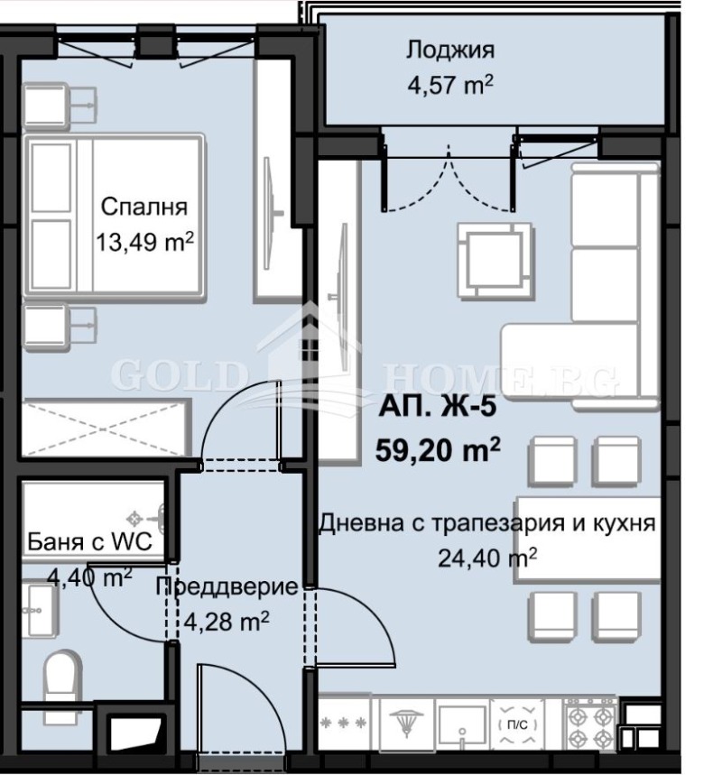 Продава 2-СТАЕН, гр. Пловдив, Христо Смирненски, снимка 6 - Апартаменти - 52464783