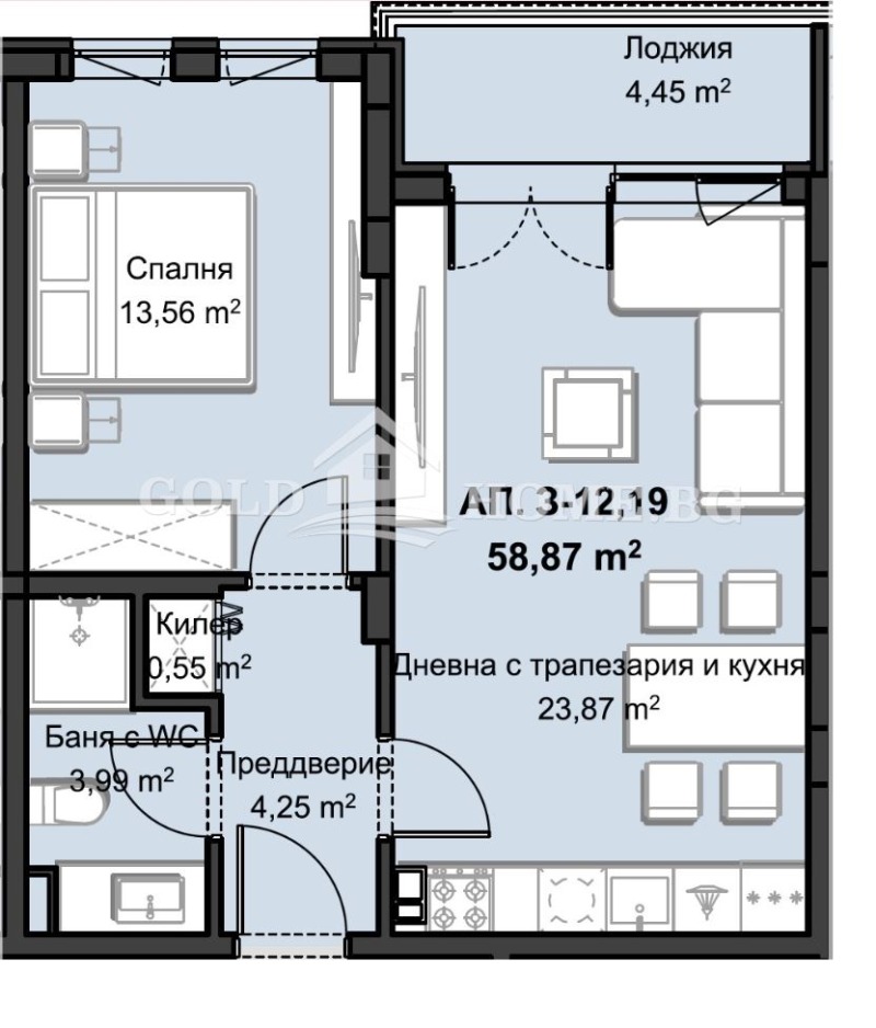 Продава 2-СТАЕН, гр. Пловдив, Христо Смирненски, снимка 4 - Апартаменти - 52464783
