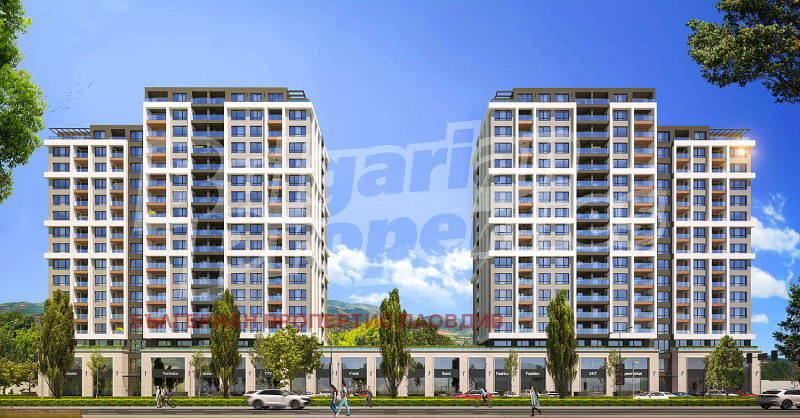 In vendita  2 camere da letto Plovdiv , Gagarin , 103 mq | 43036955