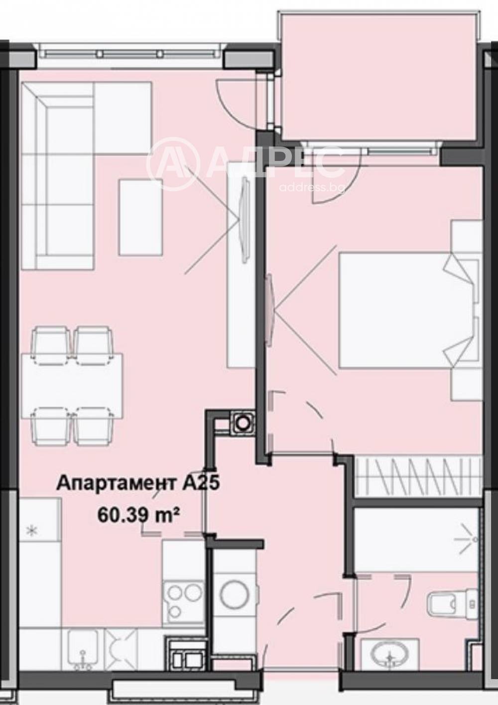 Продава 2-СТАЕН, гр. София, Кръстова вада, снимка 4 - Апартаменти - 54942072
