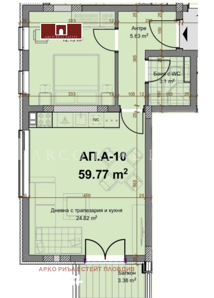 Продава  2-стаен град Пловдив , Западен , 74 кв.м | 13438333 - изображение [13]