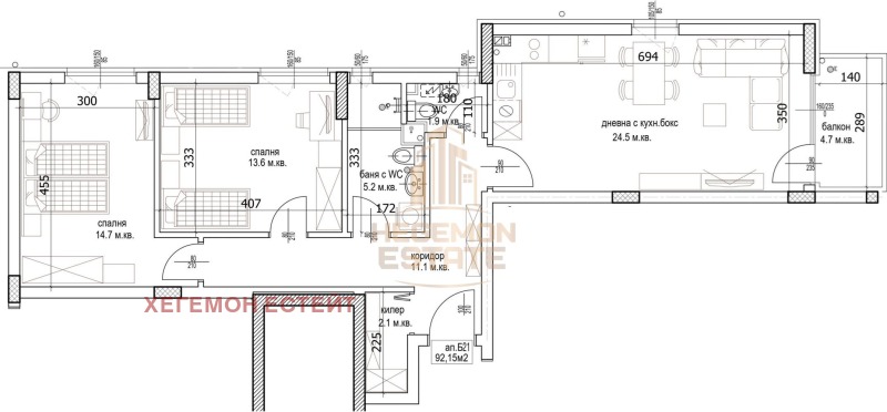 Продава 3-СТАЕН, град Варна, Кайсиева градина • 136500 € • 44362141 — Holmes.bg