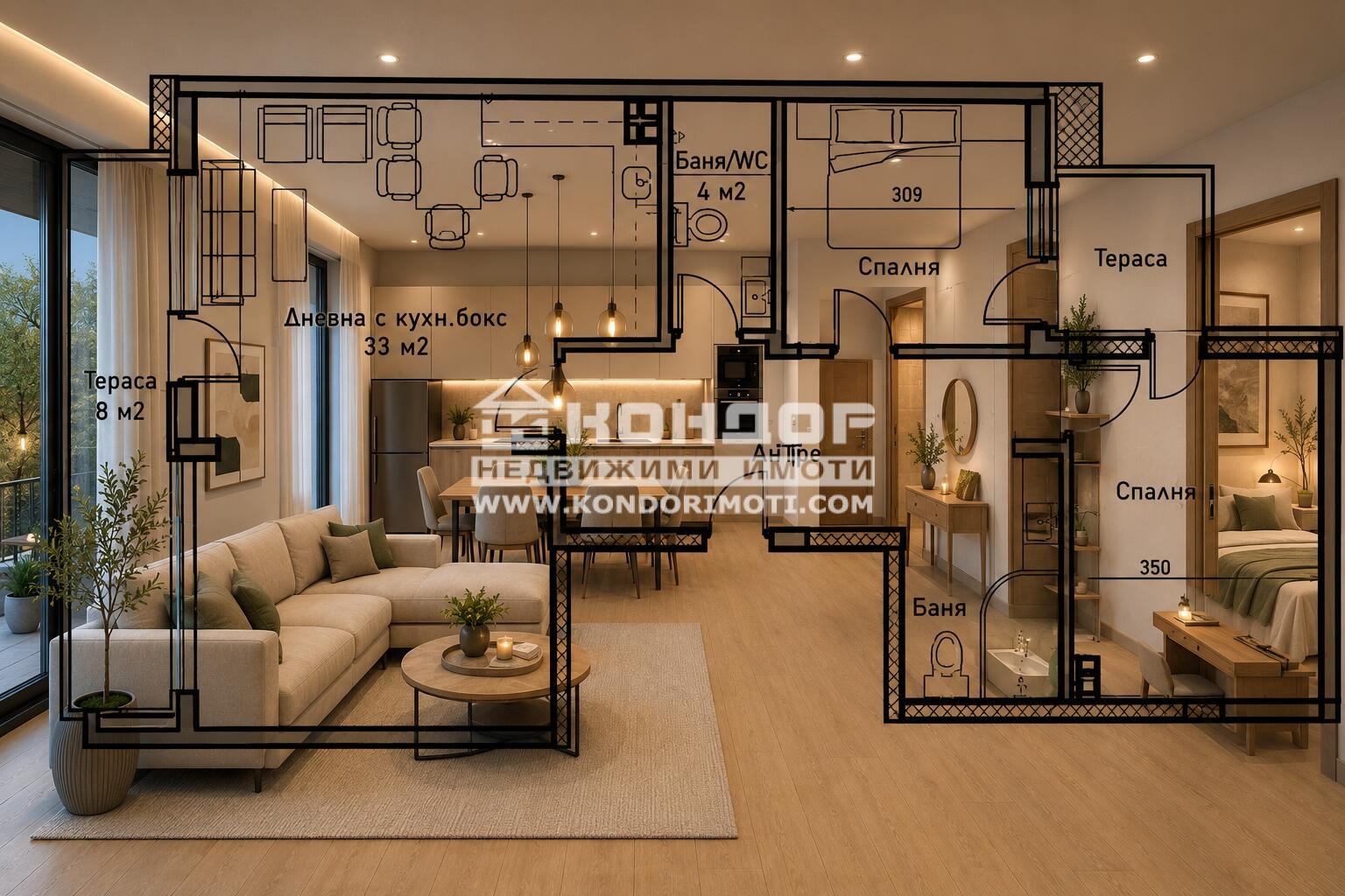 Продава 3-СТАЕН, гр. Пловдив, Център, снимка 2 - Апартаменти - 54883083