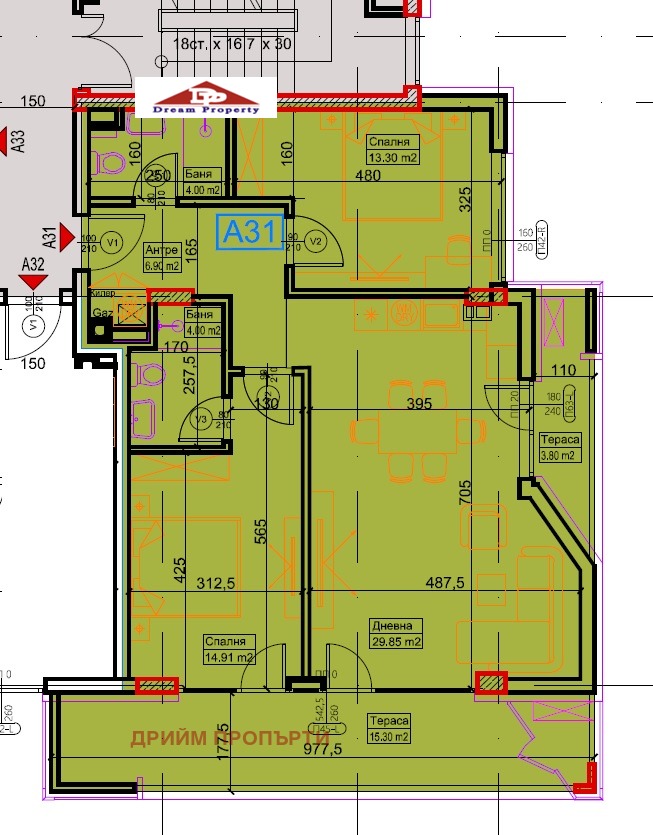 Продава  3-стаен град София , Кръстова вада , 119 кв.м | 17836243 - изображение [2]