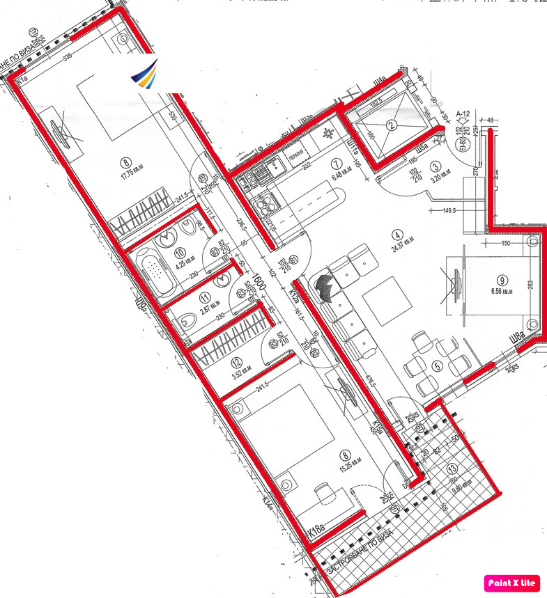 Zu verkaufen  2 Schlafzimmer Sofia , Owtscha kupel , 132 qm | 73023450 - Bild [2]