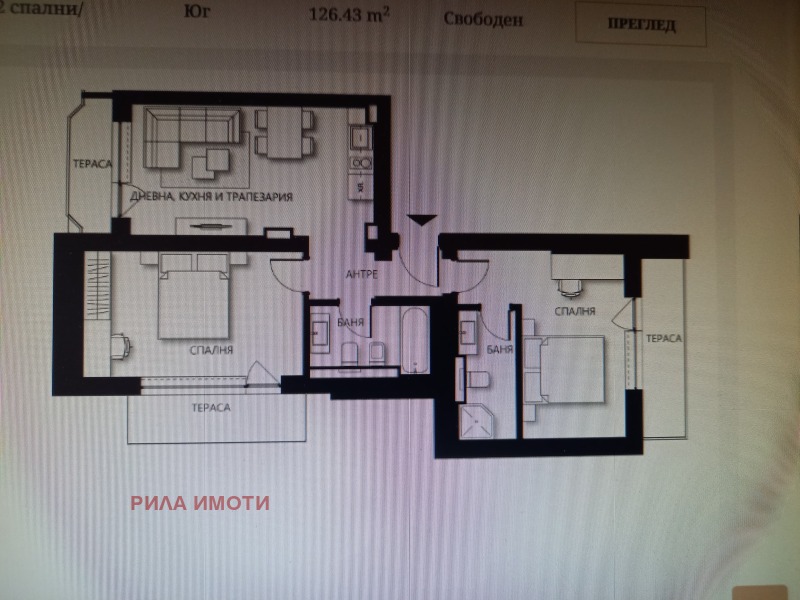 À vendre  2 chambres région Sofia , k.k. Borovets , 127 m² | 39332870 - image [10]