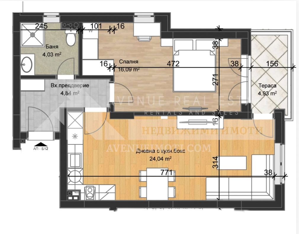 Продава 2-СТАЕН, гр. Пловдив, Остромила, снимка 2 - Апартаменти - 53681494