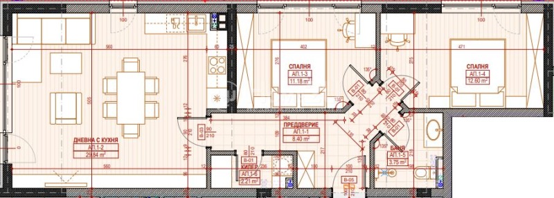 Продава 3-СТАЕН, гр. София, Враждебна, снимка 8 - Aпартаменти - 48393221