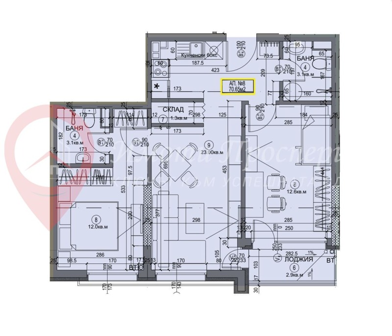 Продается  2 спальни София , Бъкстон , 90 кв.м | 53258892
