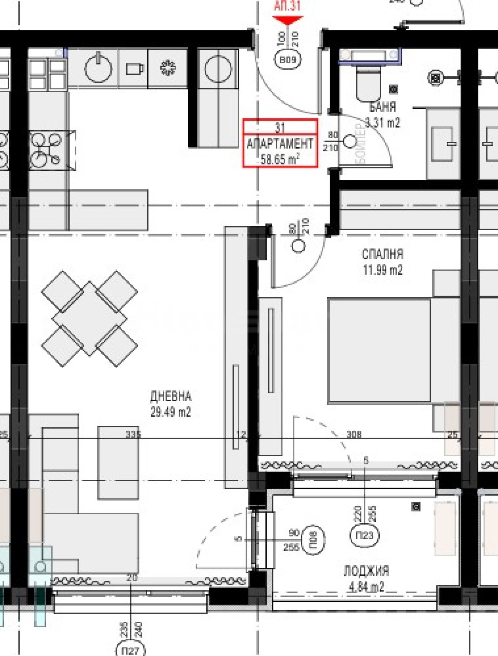 Продава 2-СТАЕН, гр. София, Малинова долина, снимка 5 - Апартаменти - 56633619