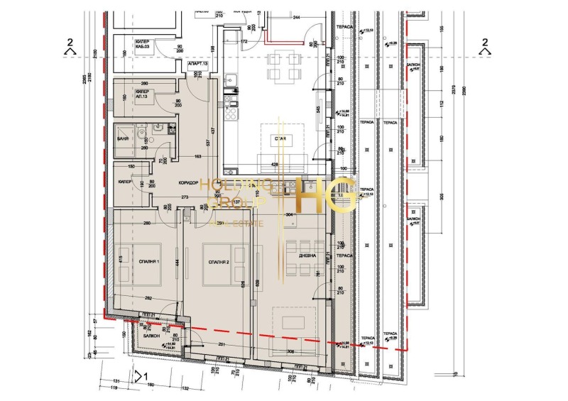 Продава 3-СТАЕН, гр. Варна, Изгрев, снимка 2 - Aпартаменти - 49278618