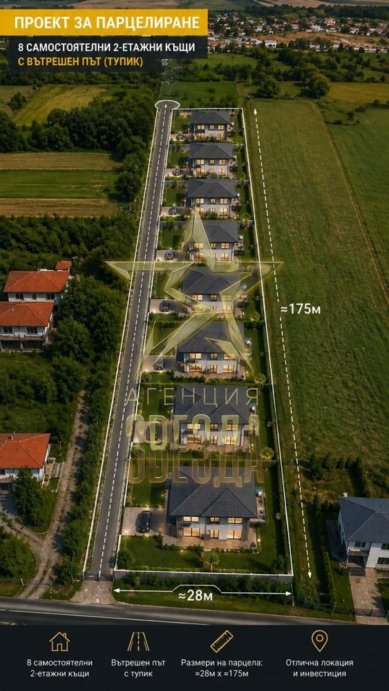 Продава ПАРЦЕЛ, с. Първенец, област Пловдив, снимка 3 - Парцели - 55579691