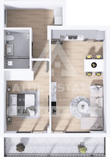 Продава 2-СТАЕН, гр. Пловдив, Христо Смирненски, снимка 2 - Апартаменти - 54148254