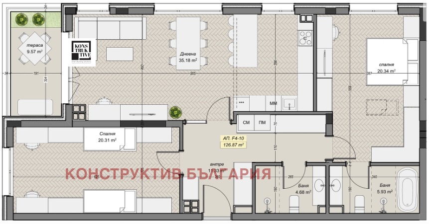 Продава 3-СТАЕН, гр. София, с. Герман, снимка 7 - Апартаменти - 55188965