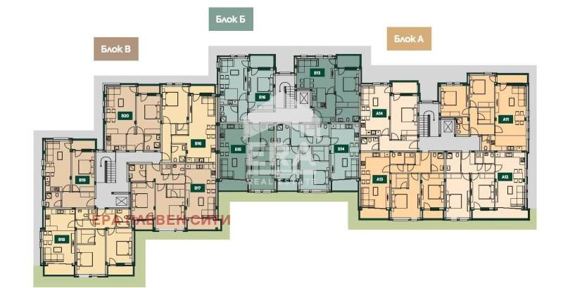 Til salgs  Studio Pleven , Sjirok tsentar , 40 kvm | 40008477 - bilde [6]